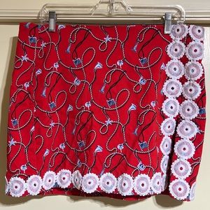 Crown & Ivy Patriotic Skort